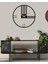 Dekoratif Metal Duvar Saati 60*60 1
