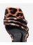 01SAH307520A499 KADIN Taba Leopar Desenli Topuklu Sandalet 4