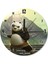 30 cm Çap Kung Fu Panda Şekilli Duvar Saati 1