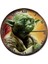 30 cm Çap Star Wars Usta Yoda Portrait Desenli Duvar Saati 1