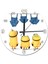 30 cm Çap Minions Minyonlar Analog Duvar Saati 1