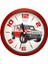 Bystoreby Mark Premium Serisi Jeep Desenli Kırmızıduvar Saati 25 cm Newdesing 646268 1