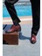 El Yapımı Bordo Renk Oxford Model +7 Cm Boy Uzatan Gizli Topuk Ayakkabı Damatlık Kundura 5