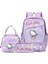 3pcs/set Hello Kitty Sırt Çantası Kız Erkek Öğrenci Öğrenci Genç Çocuk Rucksack Çocuk Doğum Günü Kadınlar Günlük Okul Çantası Renk: Resimle Aynı (Yurt Dışından) 1