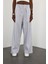 Beyaz Çizgili Poplin Pantolon 0155 4