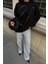 Gümüş Taşlı Sweatshirt 8052 3