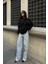 Gümüş Taşlı Sweatshirt 8052 4