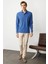 Erkek Polo Yaka Uzun Kollu Sweatshirt Saks 5