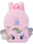 2023 Yeni Karikatür Unicorn Peluş Peluş Peluş Sırt Çantası Büyük Gözler Unicorn Çocuk Anaokulu Kişiselleştirilmiş Adı Kız Peluş Çantalar Renk: Pembe/boyut: Kişiselleştirilmiş Ad (Yurt Dışından) 1