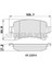 Arka Fren Balatası A3 Tum Modeller 05 / 03> A4 Passat 1.6fsı / 1.9tdı / 2.0tdı 95>16 1