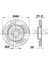 Fren Diski Ön Doblo Iıı Fıat 500 Combo 1.3d / 1.4 / 1.6d (305MM 5 Bıjon) 1