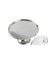 Elite Darly Gümüş Cam Kapaklı Metal Kek Standı 22X27CM P142.801139 1 Adet 2