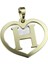 8 Ayar Altın Kolye Ucu Harf H GM6057 1 gr 2