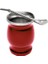 Paslanmaz Çelik Yerba Mate Kupası Seti Çift Katmanlı Vakum Yalıtım Kupa Kırmızı (Yurt Dışından) 1
