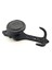 Antika Tarz Dekoratif Pirinç Portmanto Askı - 115X51 mm Oksit - 1OL5880-9914 1