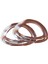 Çanta Sapı Oval Kahverengi-Beyaz 18 cm 1