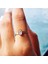 Signity Swarovski Taşlı Tek Taş Evlilik Teklifi Yüzüğü-0.90 Karat Kristal Opal 925 Ayar Gümüş Yüzük 5