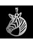 925 Ayar Gümüş Kolye Zebra SM5830 1
