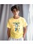 Çocuk Spor Tişört - Ronaldo 7 Futbolcu Baskılı Sarı Fan T-Shirt - Pamuk Yumuşak Kumaş Unisex Erkek Kız Yazlık Tişört 1