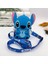 Kawaii Disney Dikiş Crossbody Silikon Çanta, Fermuar Karikatür Dikiş Para Cüzdanlı Ayarlanabilir Omuz Kayışı El Çantası Takip: Mavi Dikiş A (Yurt Dışından) 1