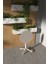 Tilia Plastik Bahçe Balkon Bistro Katlanır Masa 60*60 cm 2