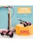Scooter Bluetoothlu Müzikli ve LED Işıklı Frenli Pembe 3