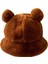 Kadın Sevimli Ayı Kulak Peluş Bucket Şapka 3