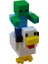 Minecraft Tavuk Zombi - Minecraft Temalı 3D Figür 5