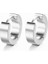 Çelik 4 mm Silver Halka Küpe EY21BY 1