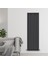 1800X475MM Glory Dikey Alüminyum Radyatör Antrasit Standart Bağlantı 1