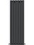 1800X475MM Glory Dikey Alüminyum Radyatör Antrasit Standart Bağlantı 2