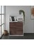 Adore Nkt 23 Nb 1 New York 3 Katlı 2 Kapaklı Kitaplık Noce Lake Beyaz 76X110X34 Cm 1