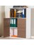 Adore Nkt 23 Nb 1 New York 3 Katlı 2 Kapaklı Kitaplık Noce Lake Beyaz 76X110X34 Cm 2