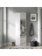 Adore Porto 10 Bölmeli 2 Kapılı Aynalı Ayakkabı Dolabı SHC-629-BB-2 Beyaz 1