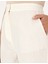 Kadın Ekru Carrot Fit Keten Pantolon 50299985-VR019 5