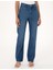 Kadın Mavi Straight Fit Jean Pantolon 50313219-VR036 2