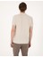 Erkek Bej Slim Fit Keten Karışımlı Polo Yaka Triko Tişört 50305972-VR011 5