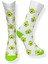 5'li Unisex Esnek Sushi Avokado Ananas Kivi Desenli Karışık Renkli Nefes Alabilen Soket Çoraplar 3