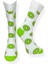 5'li Unisex Esnek Sushi Avokado Ananas Kivi Desenli Karışık Renkli Nefes Alabilen Soket Çoraplar 6
