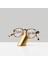 Paslanmaz Çelik Gözlük Standı - Eyewear Stand Brass Altın 4