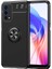 Oppo A55 4g Kılıf Siyah-Siyah Draco Yüzüklü Silikon Orijinal Esnek Ince Geliştirilmiş Dayanıklı Darbe Karşıtı Koruyucu Yeni Nesil Tasarım (Oppo A55 4g, Siyah-Siyah) 1