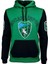 Lisanslı Kapüşonlu Sweatshirt Yeşil-Siyah 1