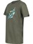 Aja Çocuk Baskılı T-Shirt Haki 216 2