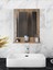 Safir Stil 60X45 Atlantik Çam Raflı Banyo Aynası 1