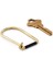 Wilson Keyring Enameled Brass/ Black- Pirinç Anahtarlık Altın-Siyah Paslanmaz Çelik 1