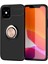 Iphone 12 Mini Kılıf Range Yüzüklü Silikon - Siyah-Gold Inslm 1