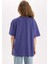 Kadın Kısa Kol T-Shirt V4136AZ/PR160 Vıolet 3