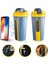 750 ml Çok Amaçlı Karıştırıcı Şişe, Mavi-Sarı, Plastik, Dayanıklı ve Kullanışlı 1