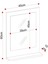 Safir Stil 60X45 Siyah Raflı Banyo Aynası 2