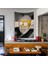 Albert Einstein / Homer Simpson Duvar Örtüsü - 100 cm x 135 cm 1